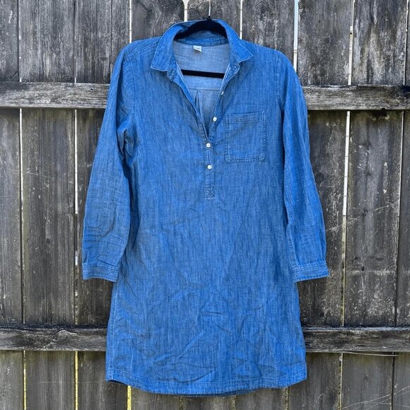 Old Navy Chambray Midwash Dress Small - Picture 1 of 4